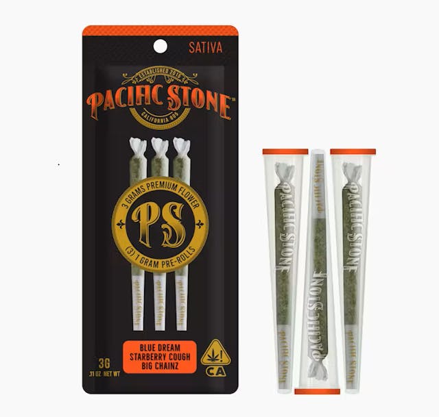Photograph of product: Preroll 1.0g Oui'd Variety 3-Pack 3.0g - 