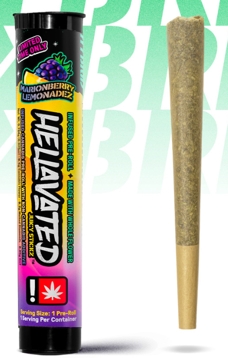 Photograph of product: Hellavated Juicy Stickz | Marionberry Lemonadez | Hybrid
