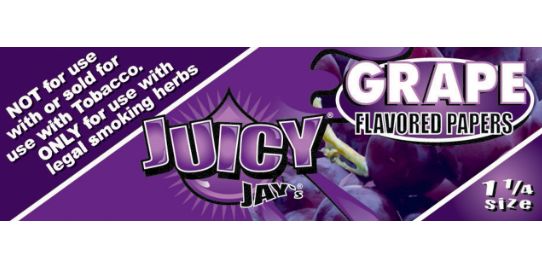 Photograph of product: Juicy Jay's 1 1/4 Rolling Papers - Grape