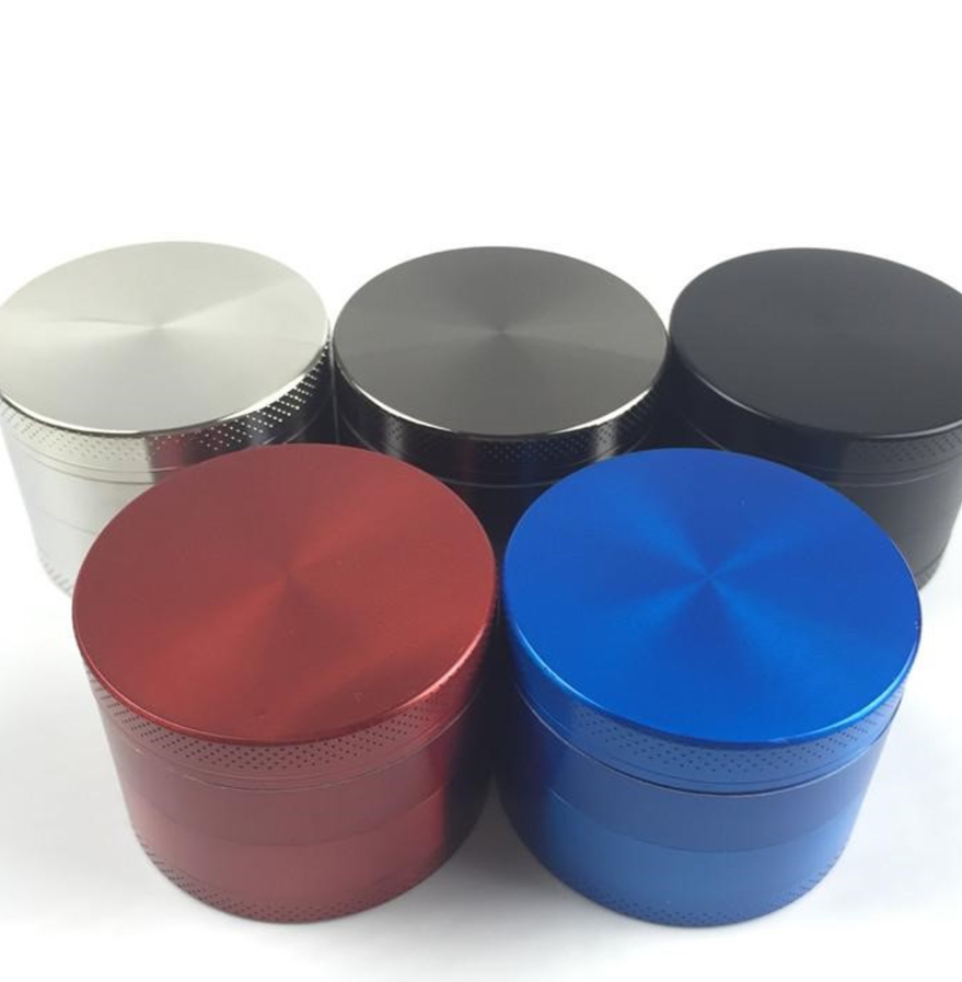 Photograph of Product: 40mm Zinc 4-piece Grinder (Assorted Colors)