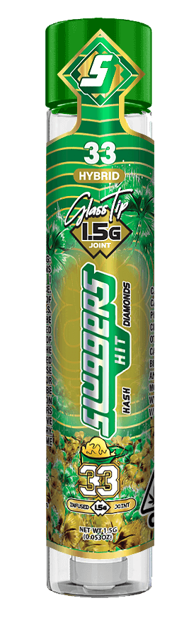 Photograph of product: 33 au chocolat & Diamond Infused Pre-Roll | Sluggers |