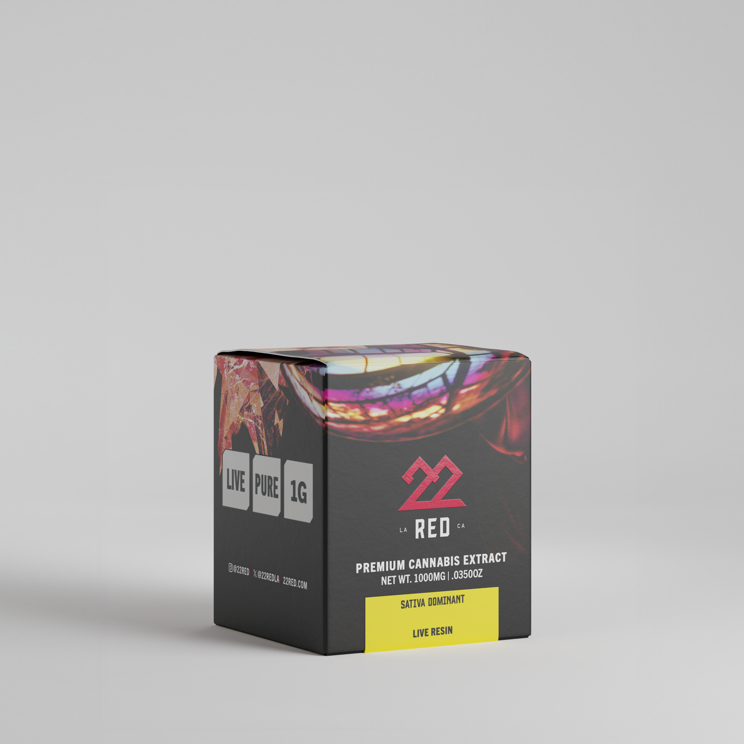 Photograph of Product: 22RED - BADDER LIVE RESIN - 1G - JET FUEL - SATIVA