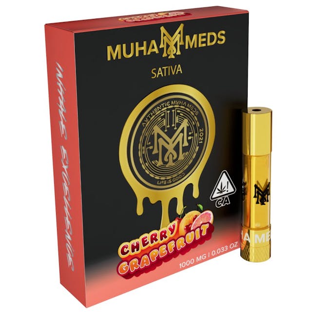 Photograph of Product: Cherry Grapefruit Distillate Vape Cartridge 1g - Sales Floor