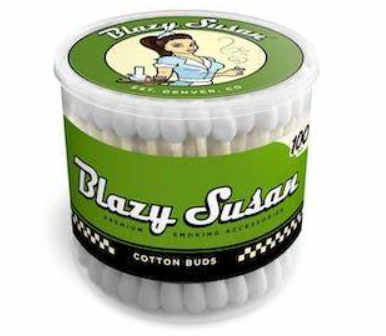 Photograph of product: Blazy Susan 100ct Cotton Buds - White