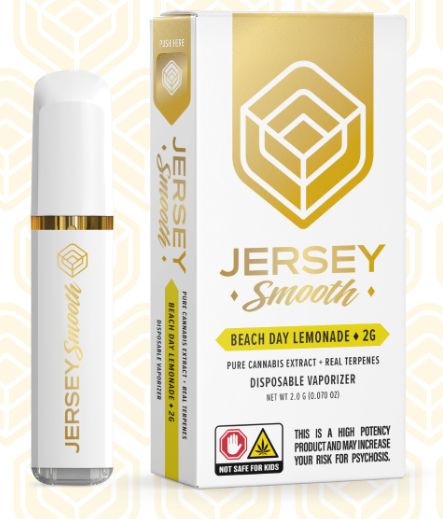 Photograph of product: Jersey Smooth | Beach Day Lemonade | AIO Disposable