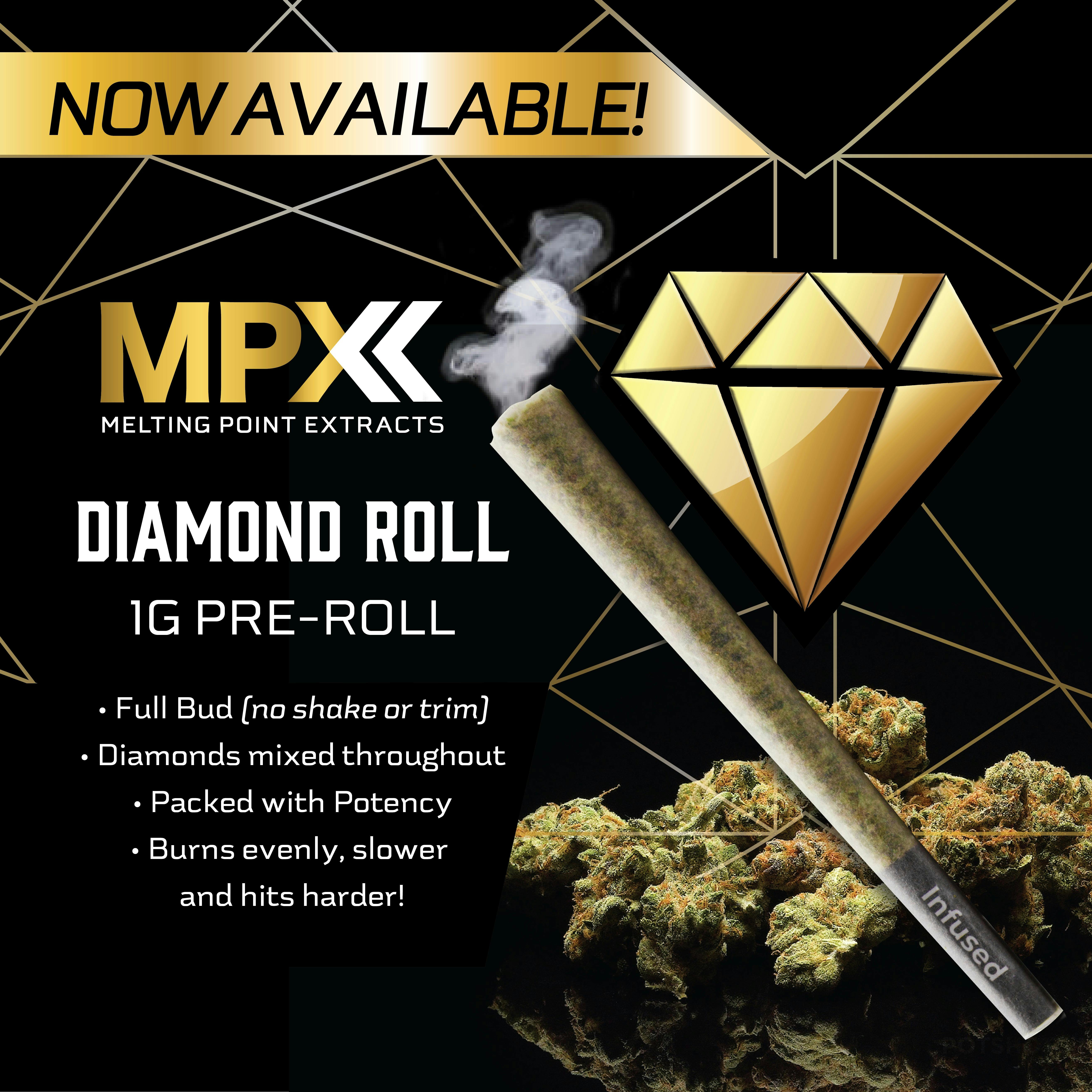 Photograph of product: Wookie Pie - 1g Infused Diamond Roll