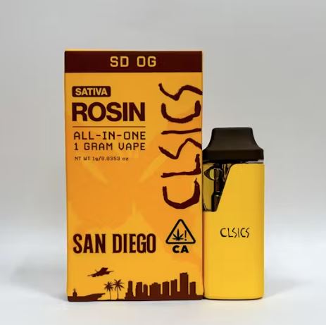 Photograph of product: CLSICS Live Rosin All-In-One 1g SD OG