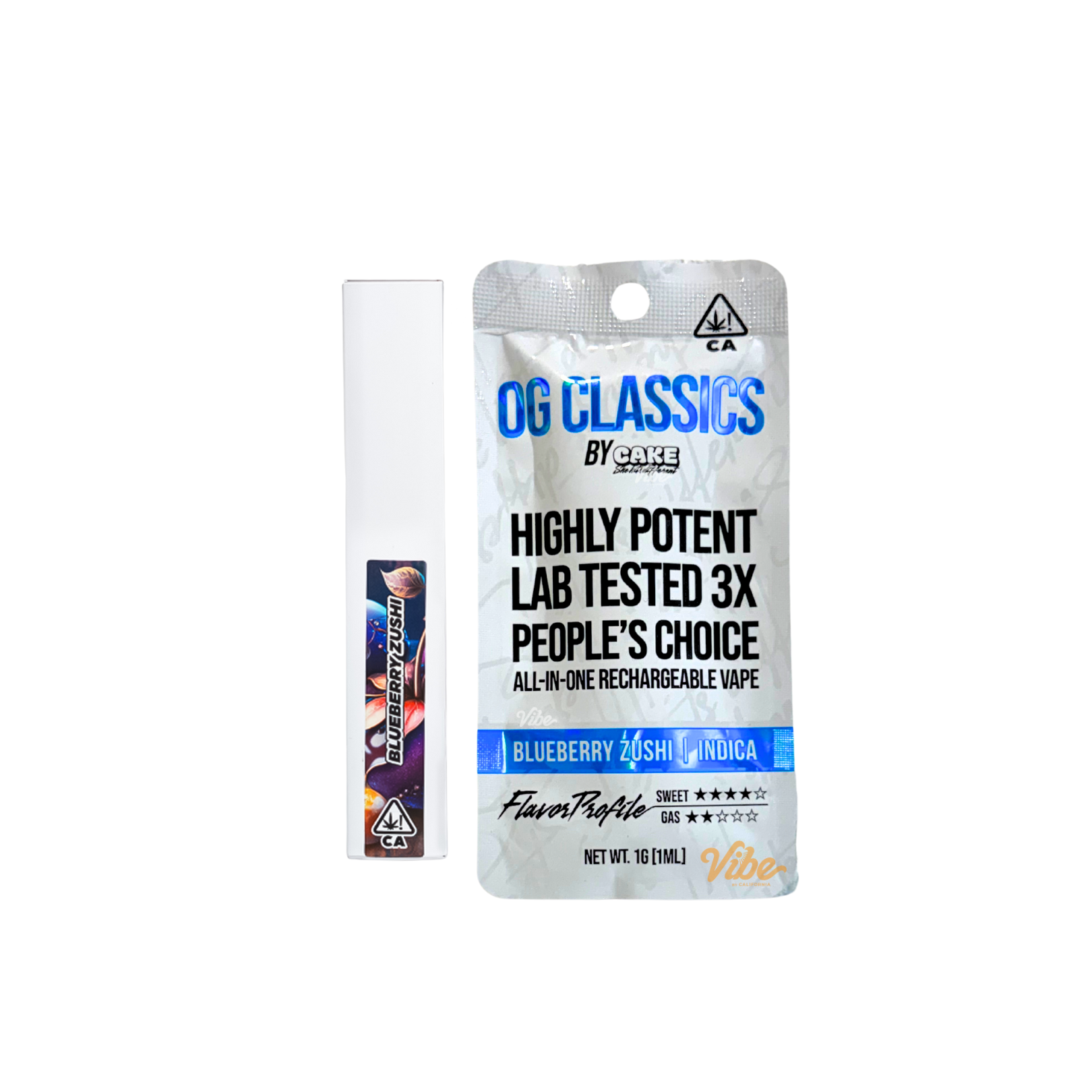 Photograph of product: BLUEBERRY ZUSHI OG CLASSICS ALL-IN-ONE