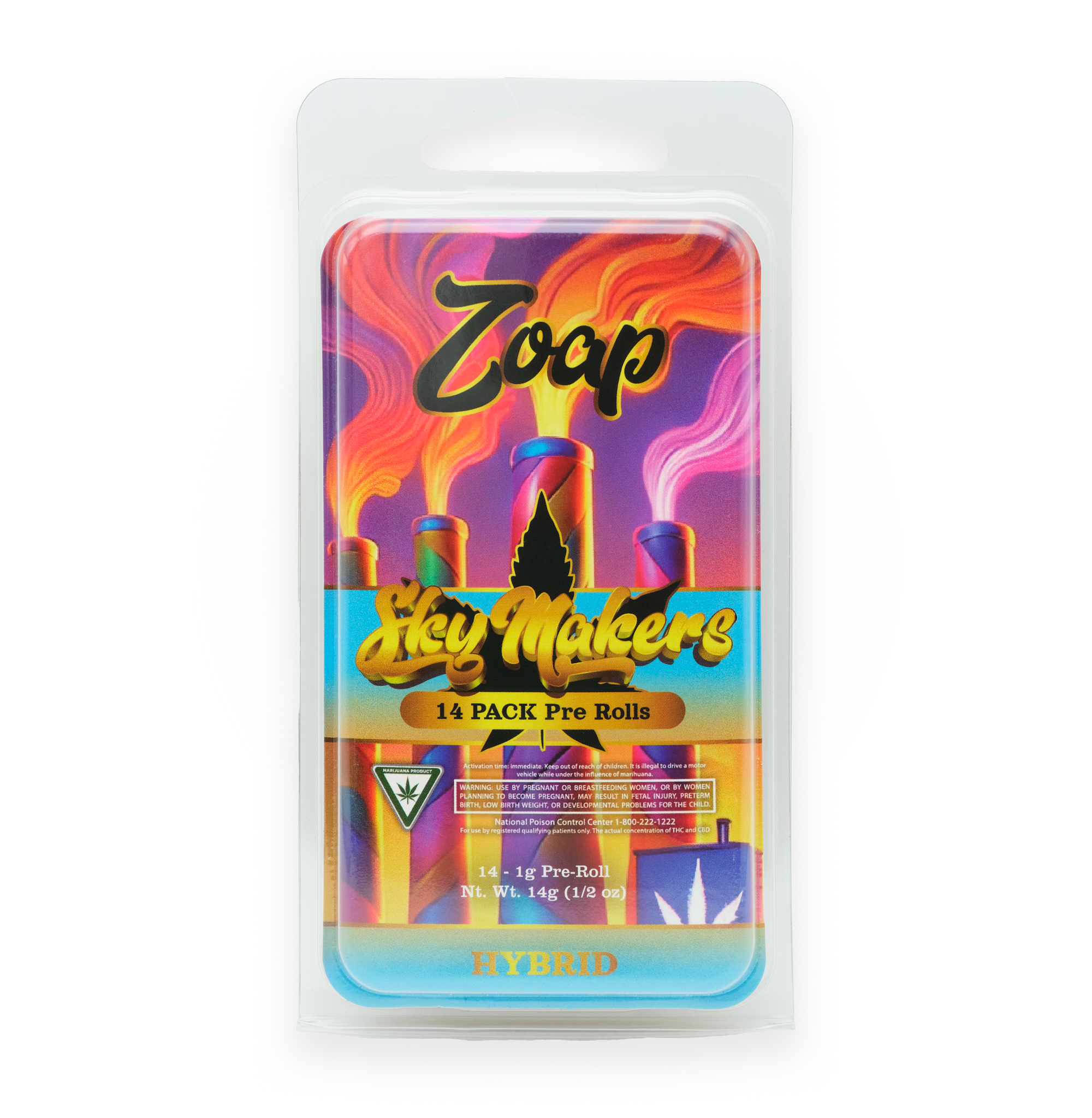 Photograph of product: Zoap | 14 x 1G Preroll Pack