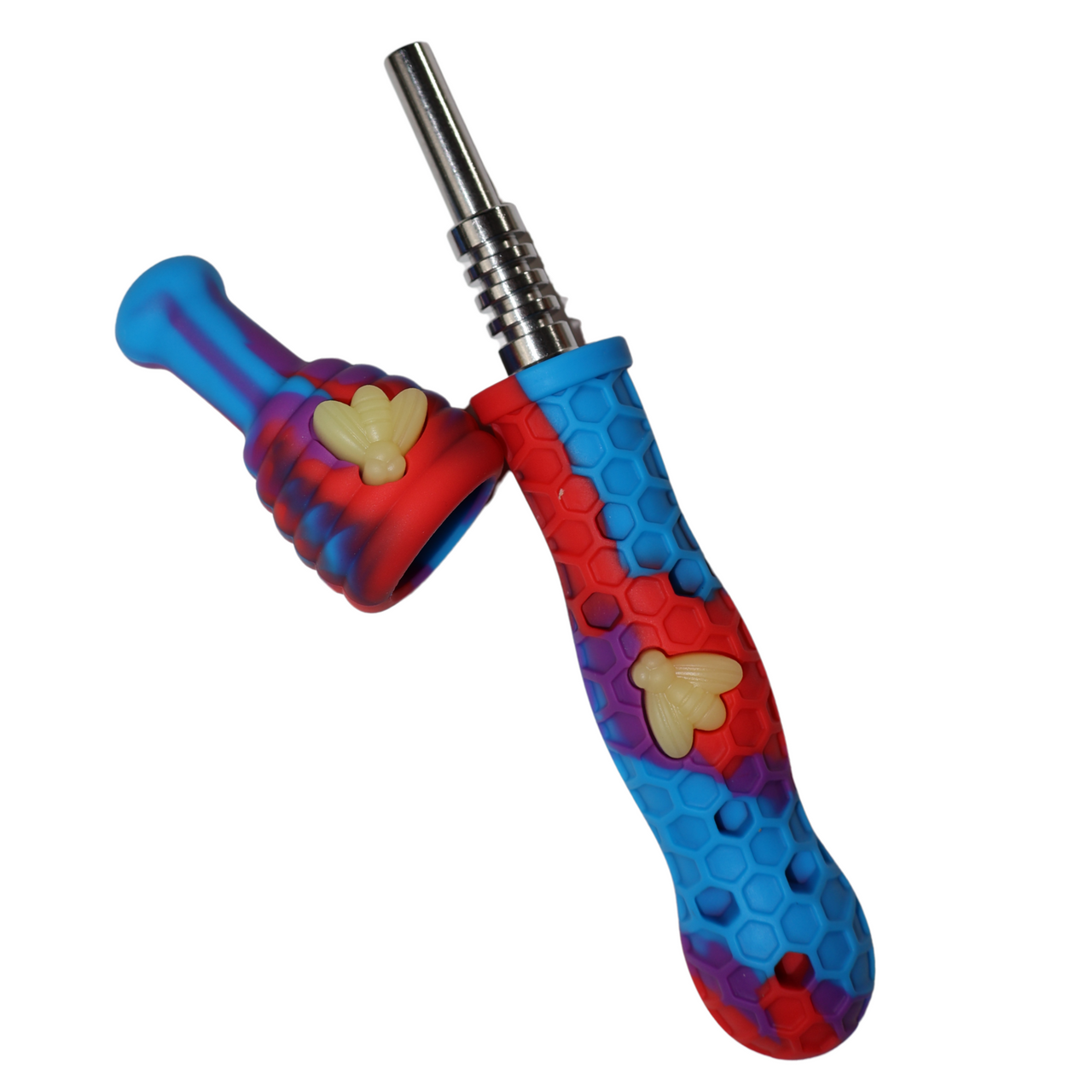 Photograph of product: LuvBuds | Silicone Dab Straw With Titanium Tip | Assorted Colors