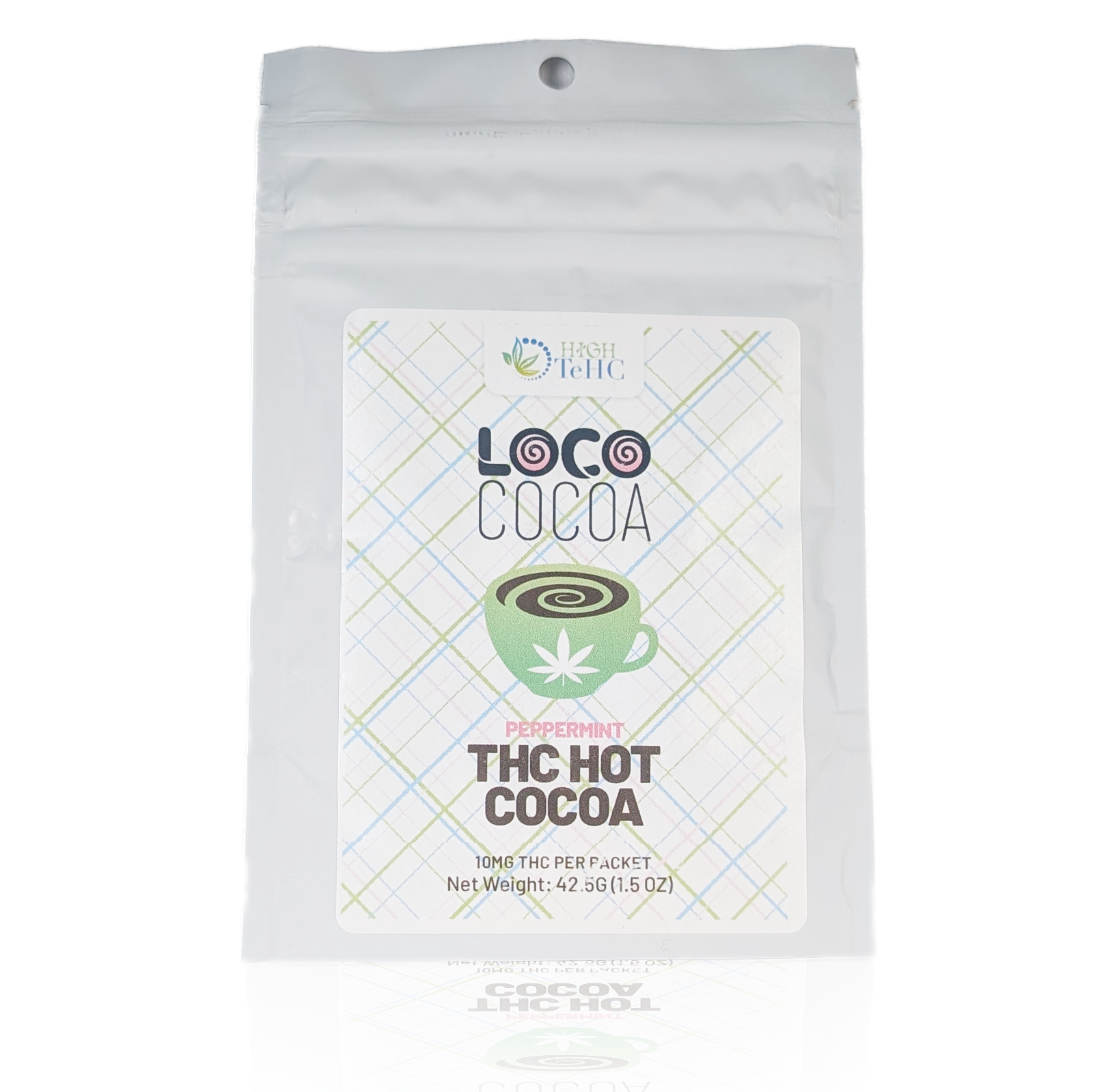 Photograph of Product: LOCO COCOA - PEPPERMINT COCOA - 10MG SINGLE HOT COCOA MIX