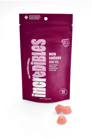 Photograph of Product: Incredibles: Mon Cherry Gummies - 100mg