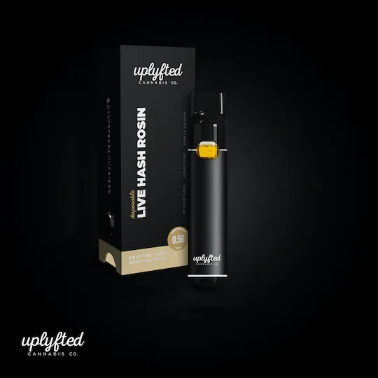 Photograph of product: Uplyfted - Live Rosin Disposable Vape - Honey Banana