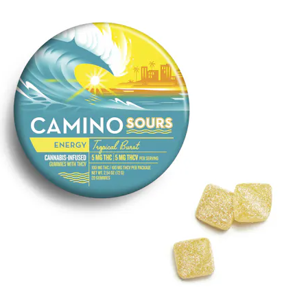 Photograph of product: Camino Sours | Tropical Burst Energy - 1:1 TH-oui:TH-ouiv | 20pk