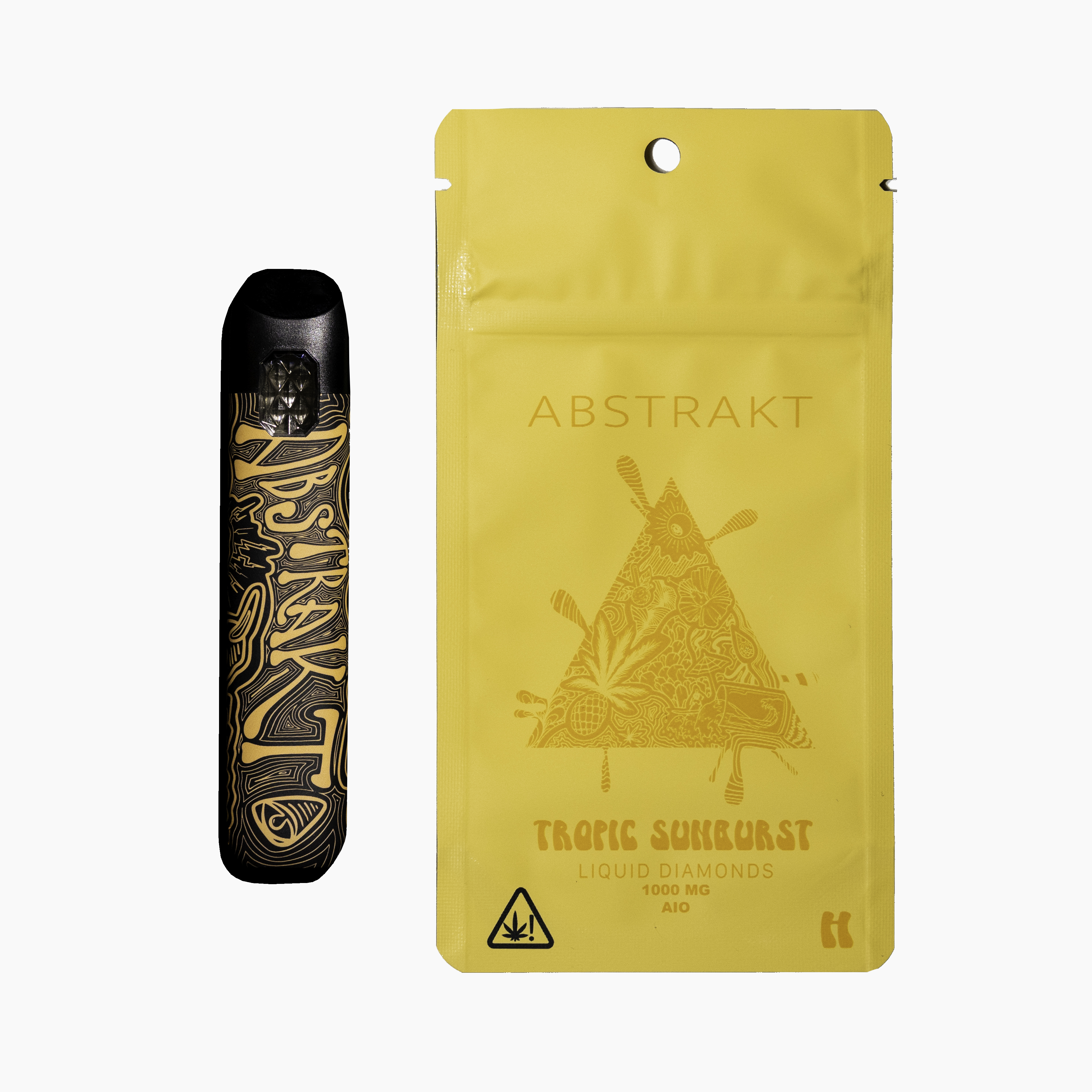 Photograph of Product: Abstrakt AIO Liquid Diamonds Hybrid Tropic Sunburst