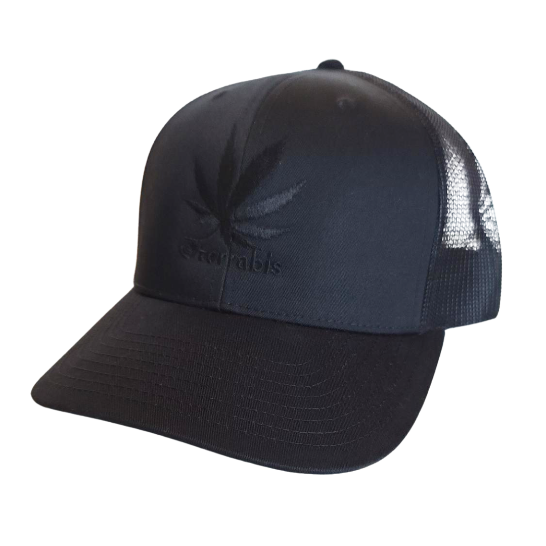 Photograph of product: Black on Black Discreet Oui'd Leaf Cap