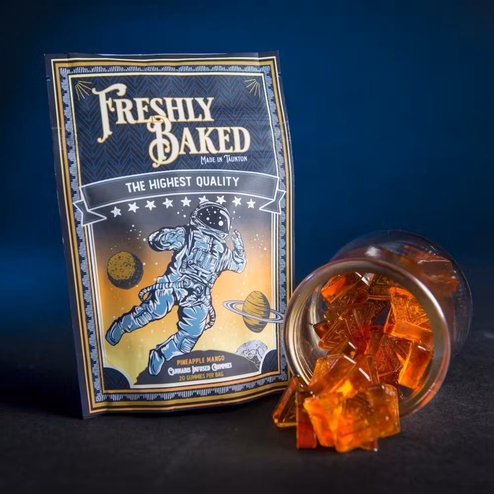 Photograph of product: Pineapple Mango Gummies | Edibles | 100mg