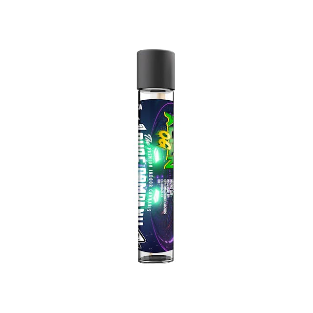 Photograph of product: Cure Company - Alien OG Pre-Roll 1g - Cure Company - Alien OG Pre-Roll 1g