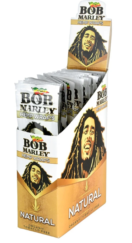 Photograph of product: Bob Marley Hemp Wraps 2pc Natural