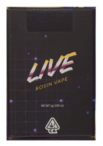 Photograph of product: Lime Popsicle (S) Live ROSIN Vape CARTRIDGE 1g - Woodstock Heritage Strains