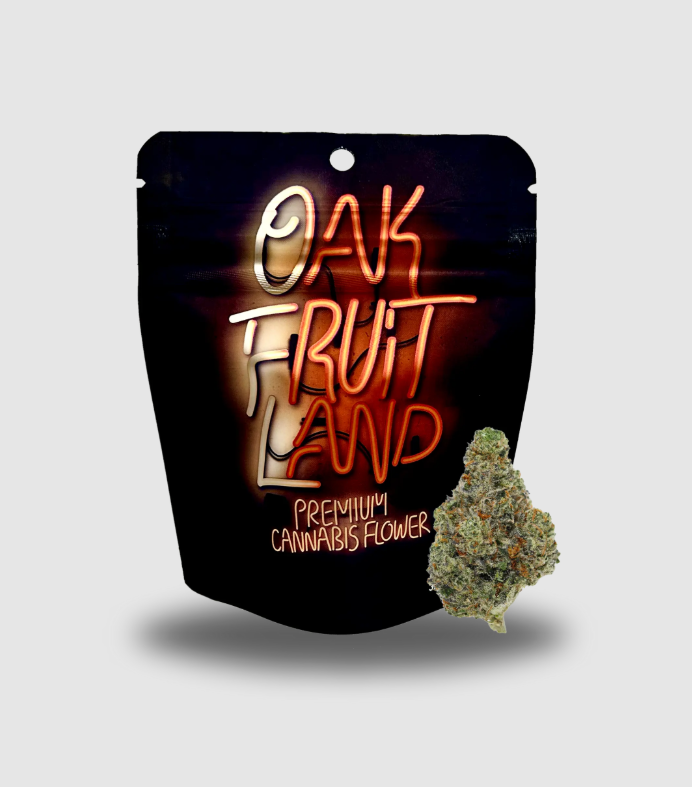 Photograph of product: OAKFRUITLAND 3.5G FLOWER - L TO THE OG