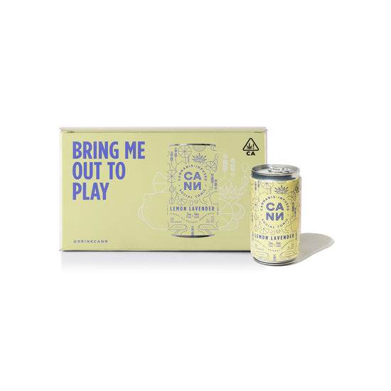 Photograph of product: D9:CBD 1:2 Lemon Lavender Tonic 35mg (6pk)