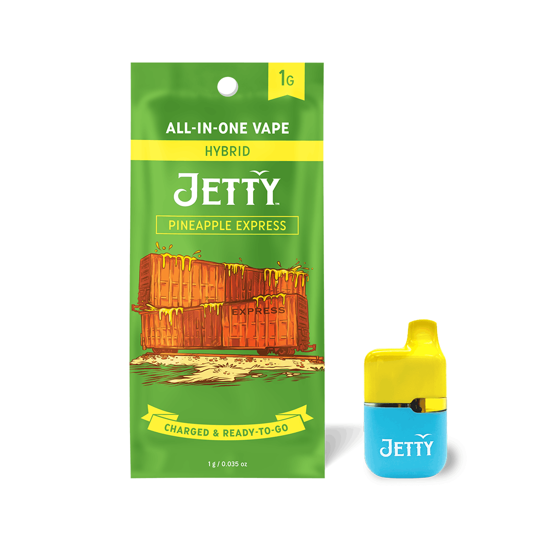Photograph of product: Jetty | Pineapple Express | Hybrid | AIO | 1g