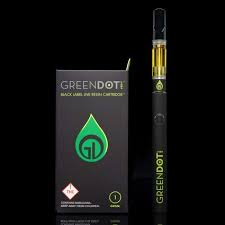 Photograph of product: Green Dot Live Resin Cartridge