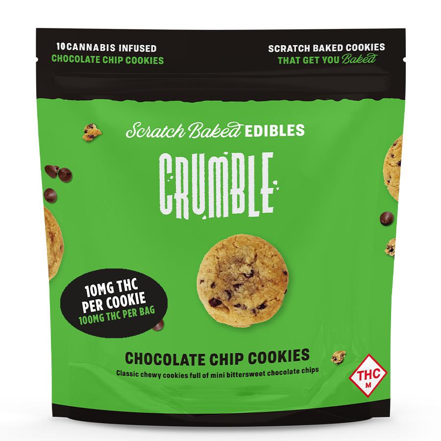 Photograph of product: Crumble | Cookies | Chocolate Chip 100mg