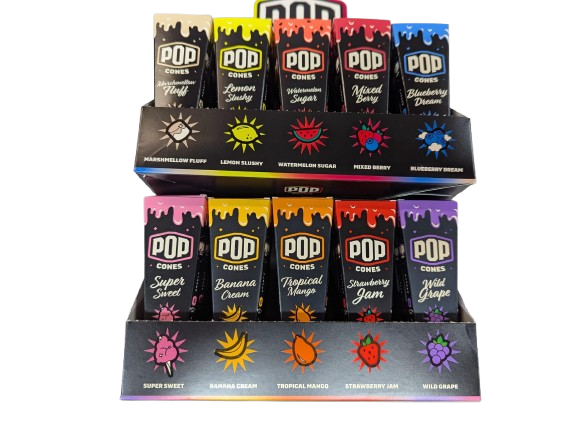 Photograph of product: Pop Cones 1 1/4" 6 Pack (Assorted)