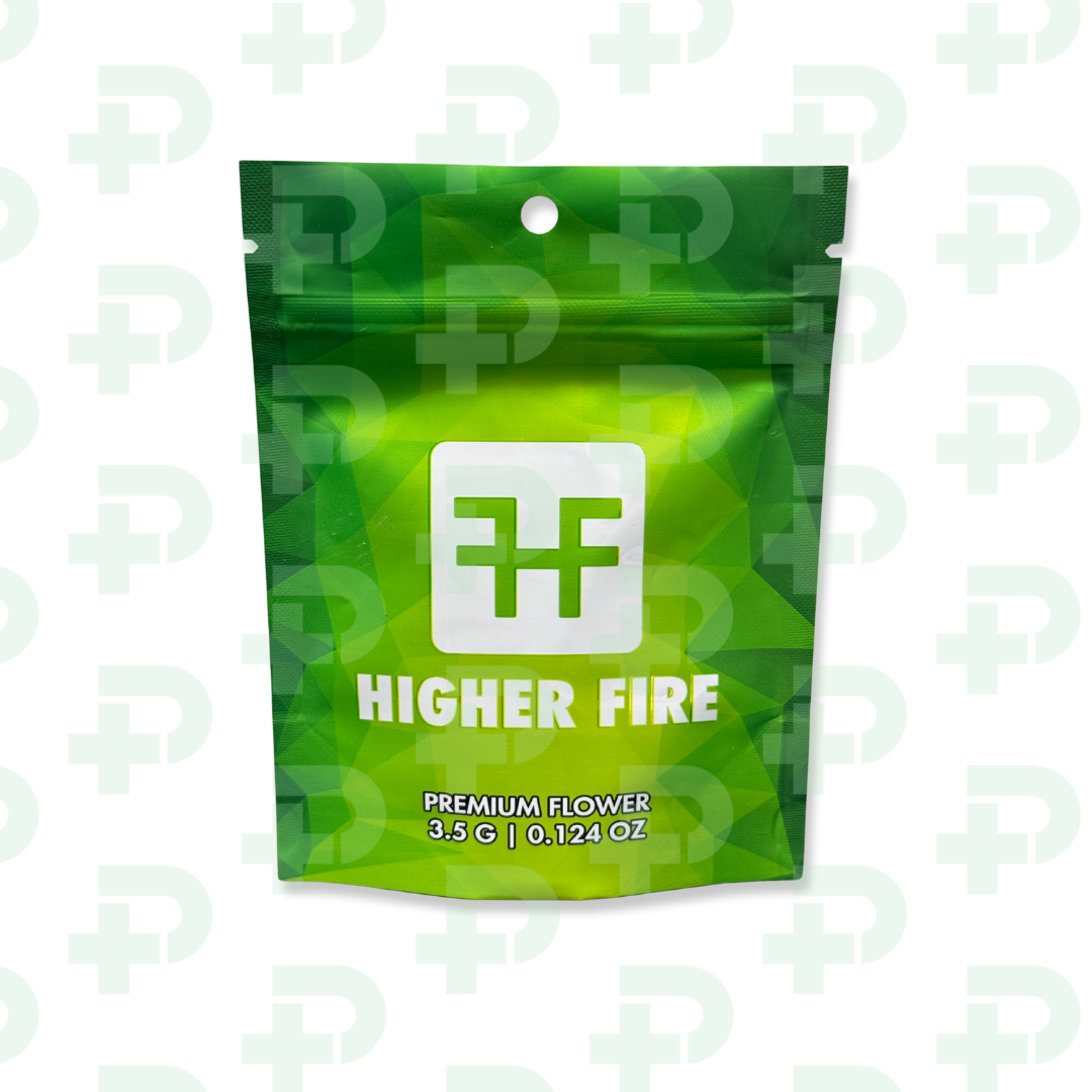 Photograph of product: Higher Fire Prepack 8th - Green - Garlic Chem - 3.5g