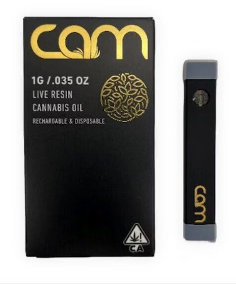 Photograph of product: CAM 1g Sherbscotti Live Resin Disposable