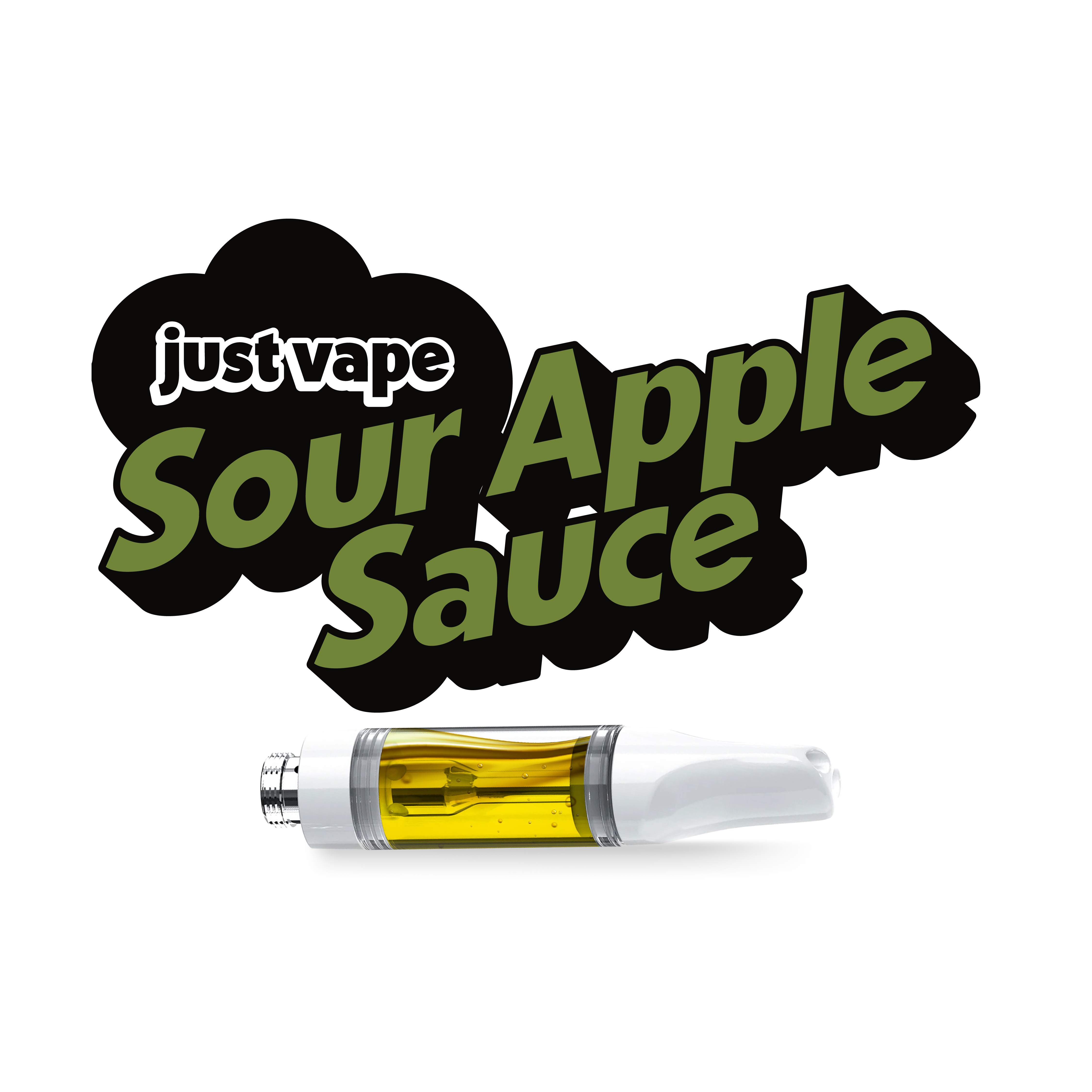 Photograph of product: Sour Apple Sauce | Distillate Cartridge | 0.5g