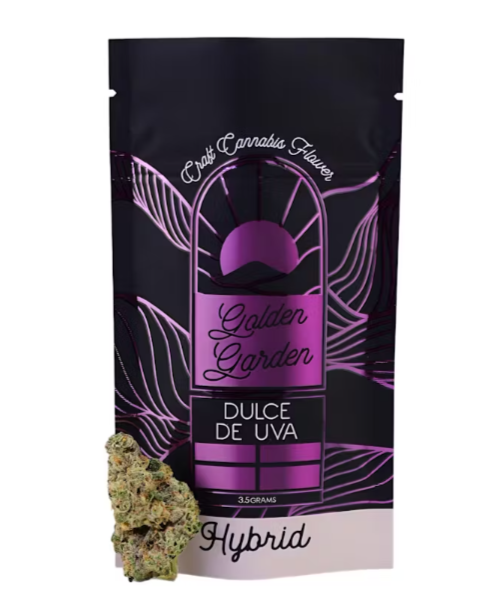Photograph of product: Golden Garden | Dulce De Uva Flower - 3.5g