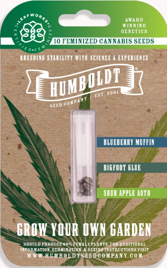 Photograph of product: Feminized Seeds | Humboldt Seed Co - Grow Your Own Garden | 10 pack