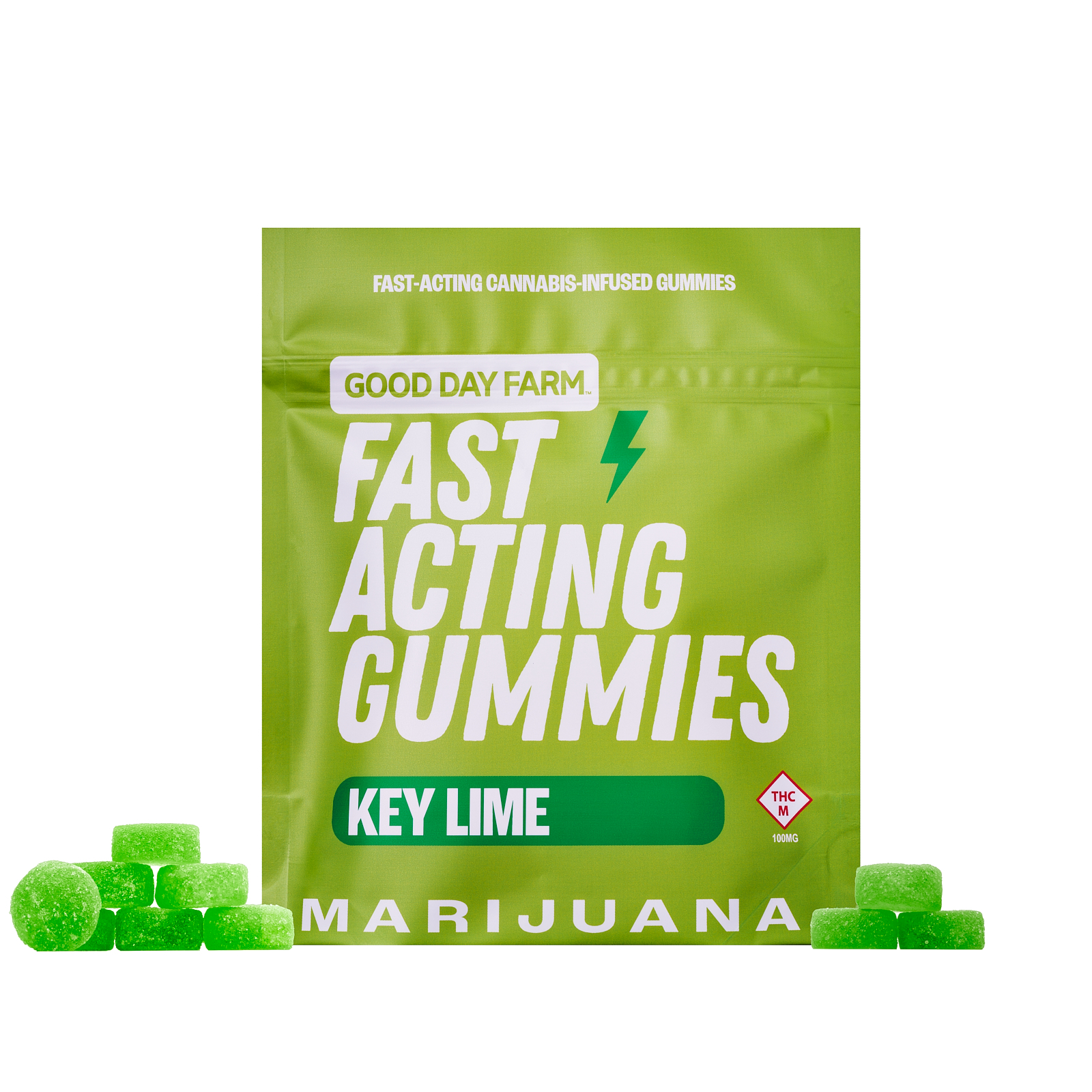 Photograph of product: Nano Infused Key Lime Gummies 10pk