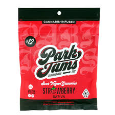 Photograph of product: STRAWBERRY 100MG 10 PACK GUMMIES - 100 MG