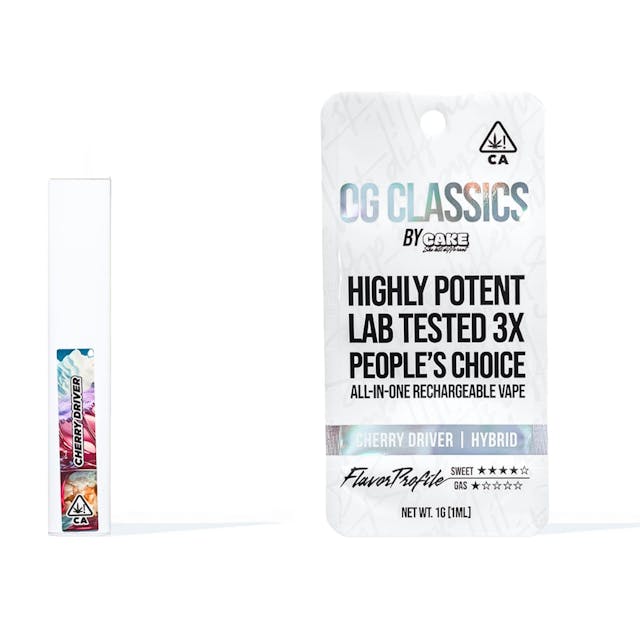 Photograph of product: Cherry Driver | 1g Disposable - 