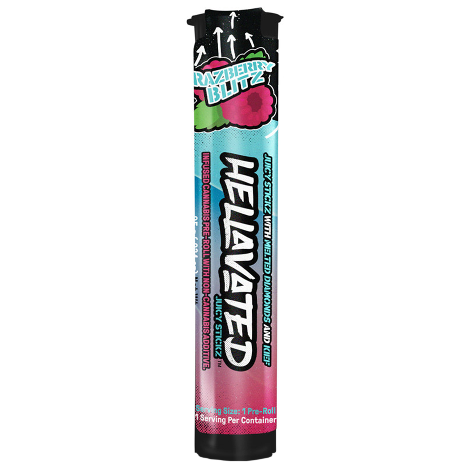 Photograph of product: Hellavated: Raspberry Haze 1pk/