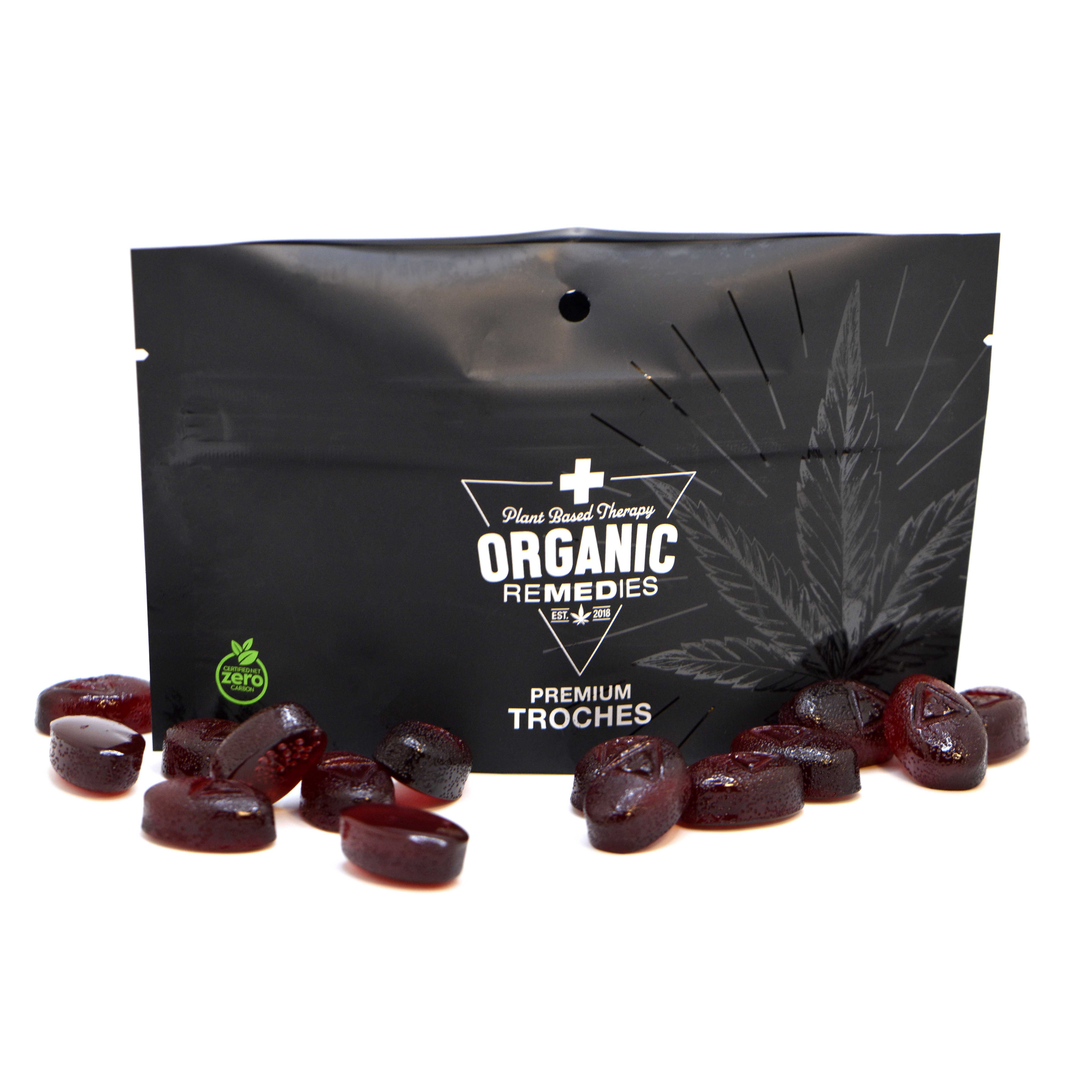 Photograph of product: Strawberry Troche 100mg/15pk (1500mg)