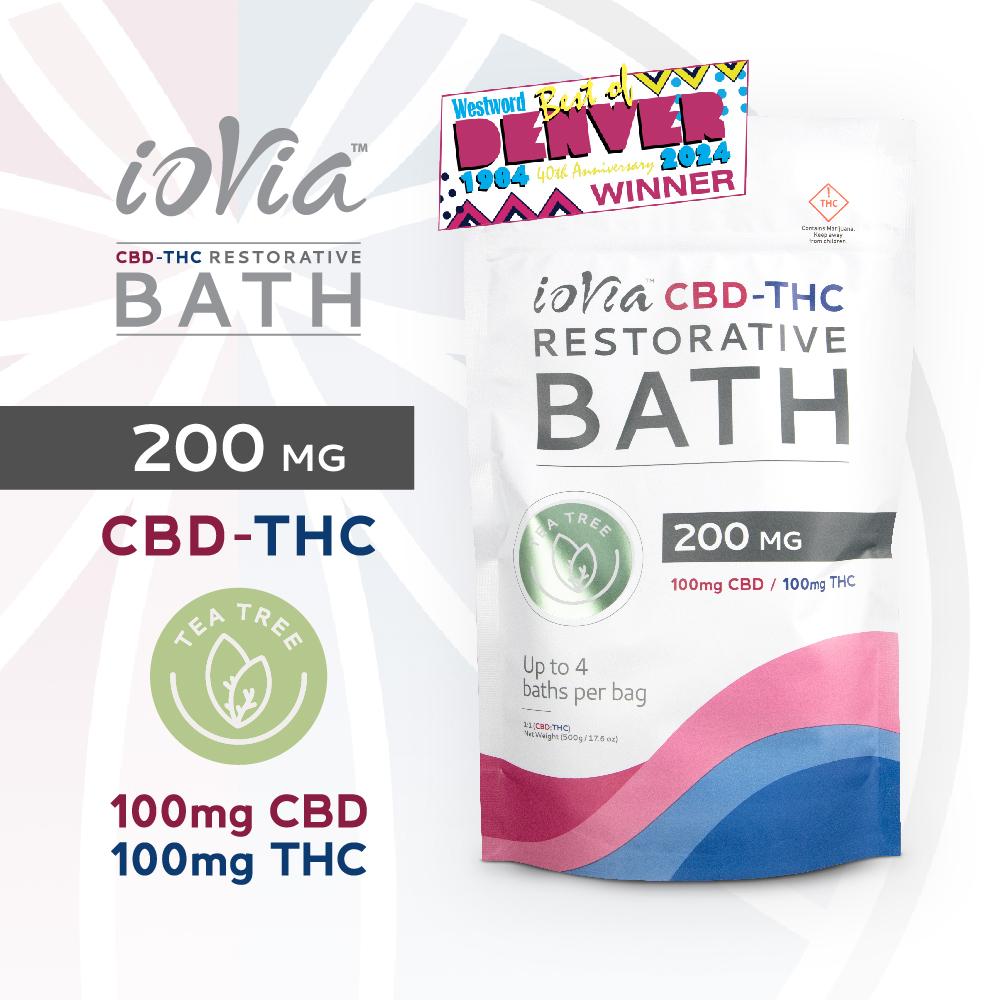 Photograph of product: ioVia Bath Soak 1:1 Tea Tree