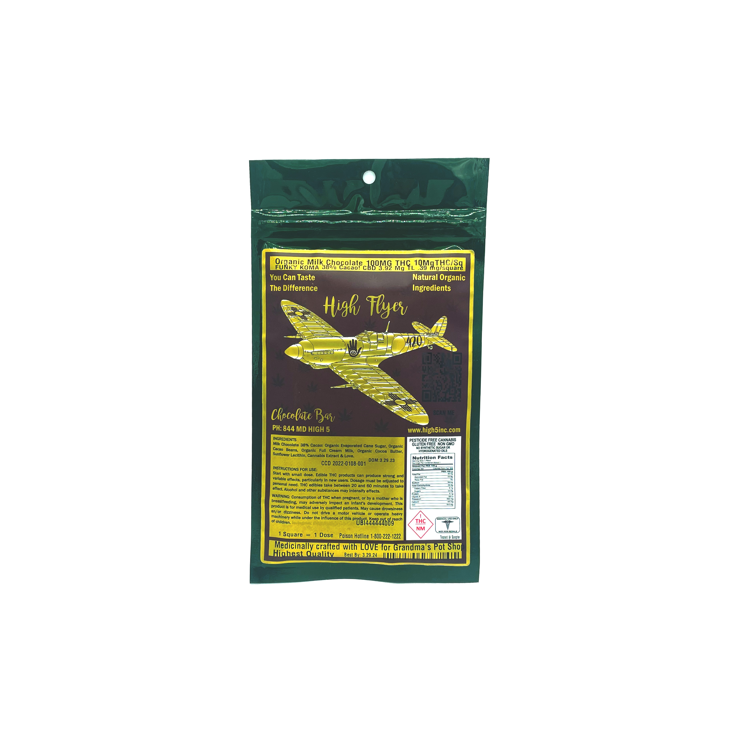Photograph of product: High Flyer: Milk Chocolate