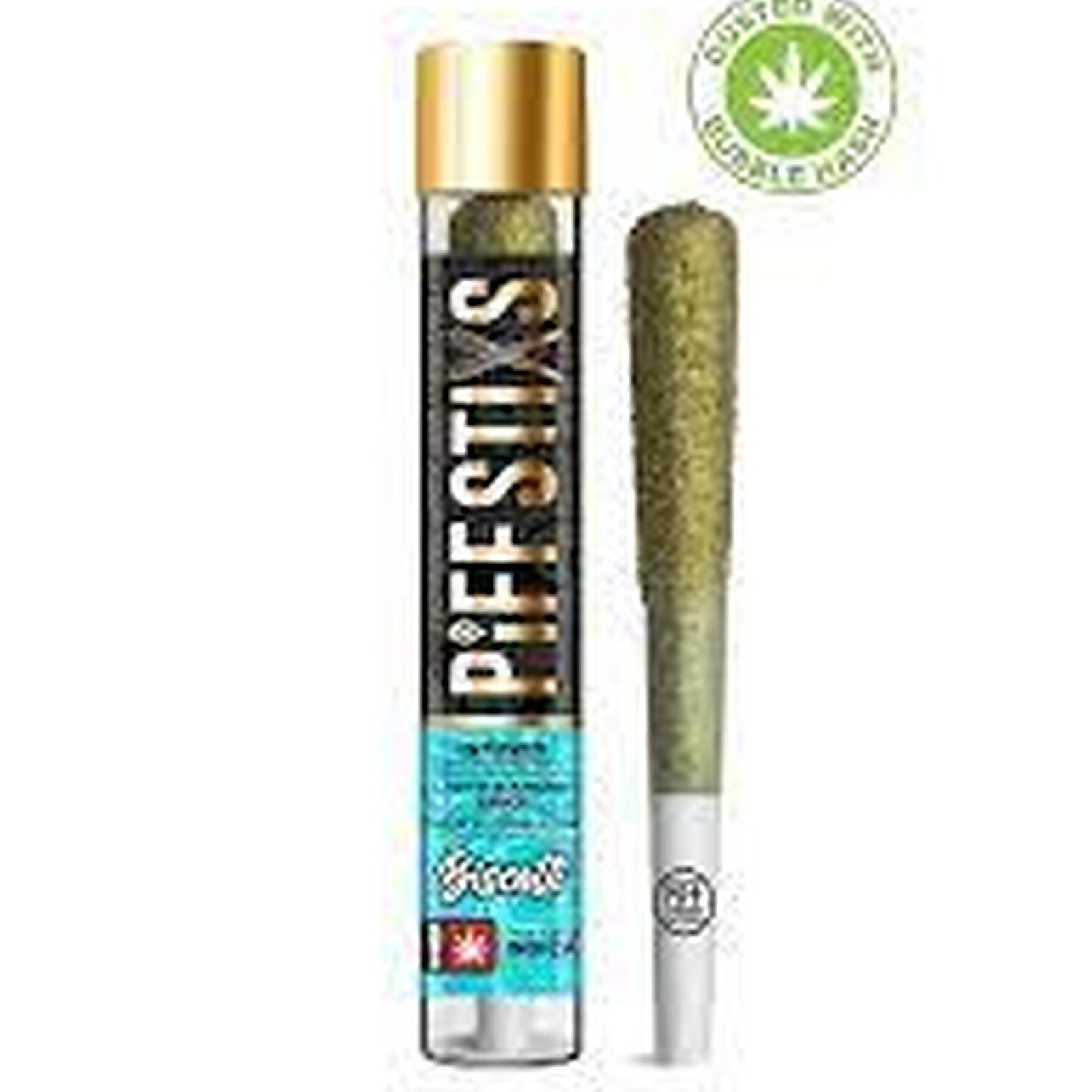 Photograph of product: 5-pack 0.5g Liquid Diamonds/Bubble au chocolat Infused Pre-rolls - 4 Strains!!!