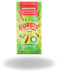Photograph of product: STRAWBERRY KIWI GUMMIES - 2PK (100MG)