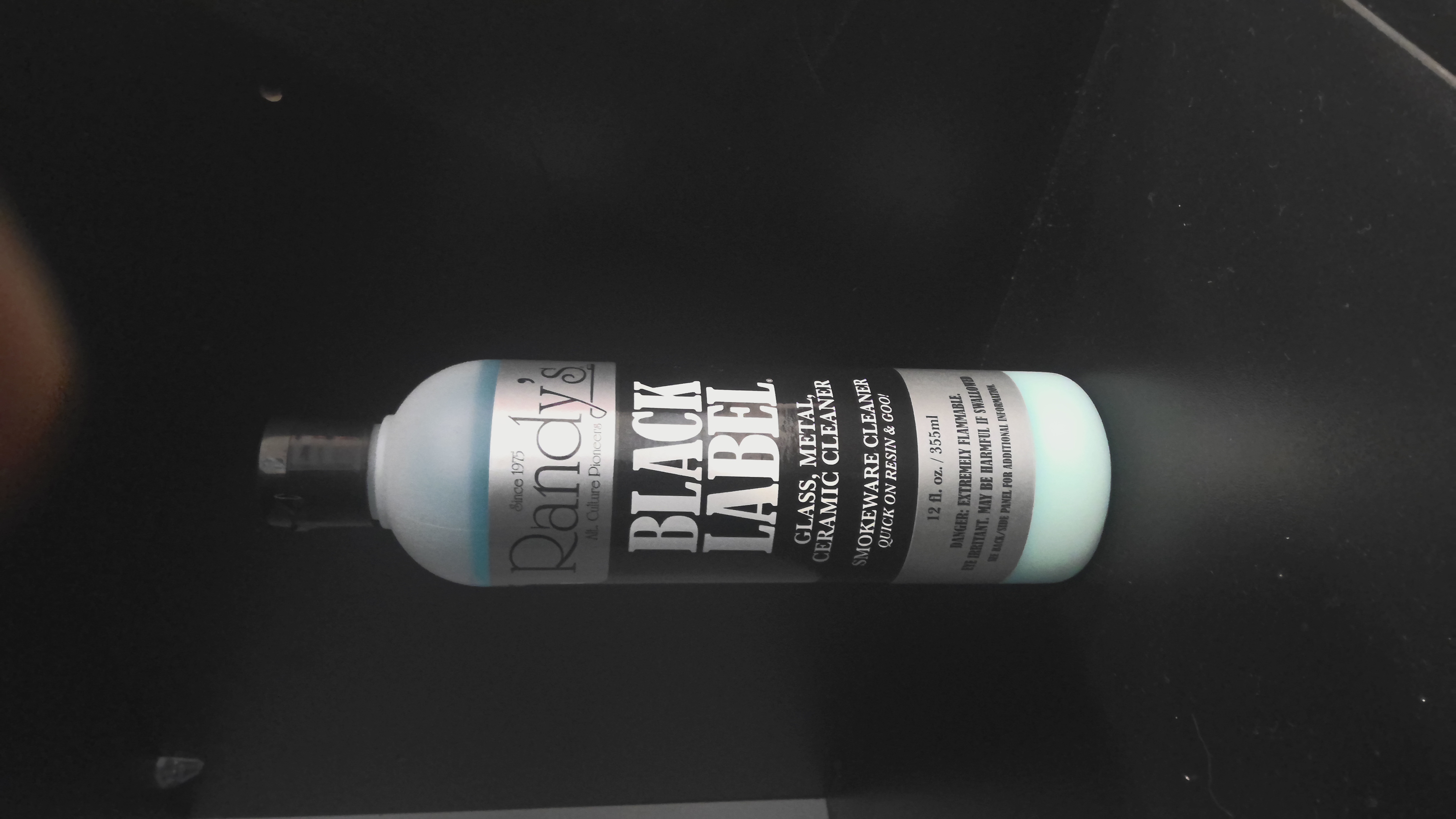 Photograph of product: RANDY'S- Black Label- GLASS CLEANER 12 Fl. Oz
