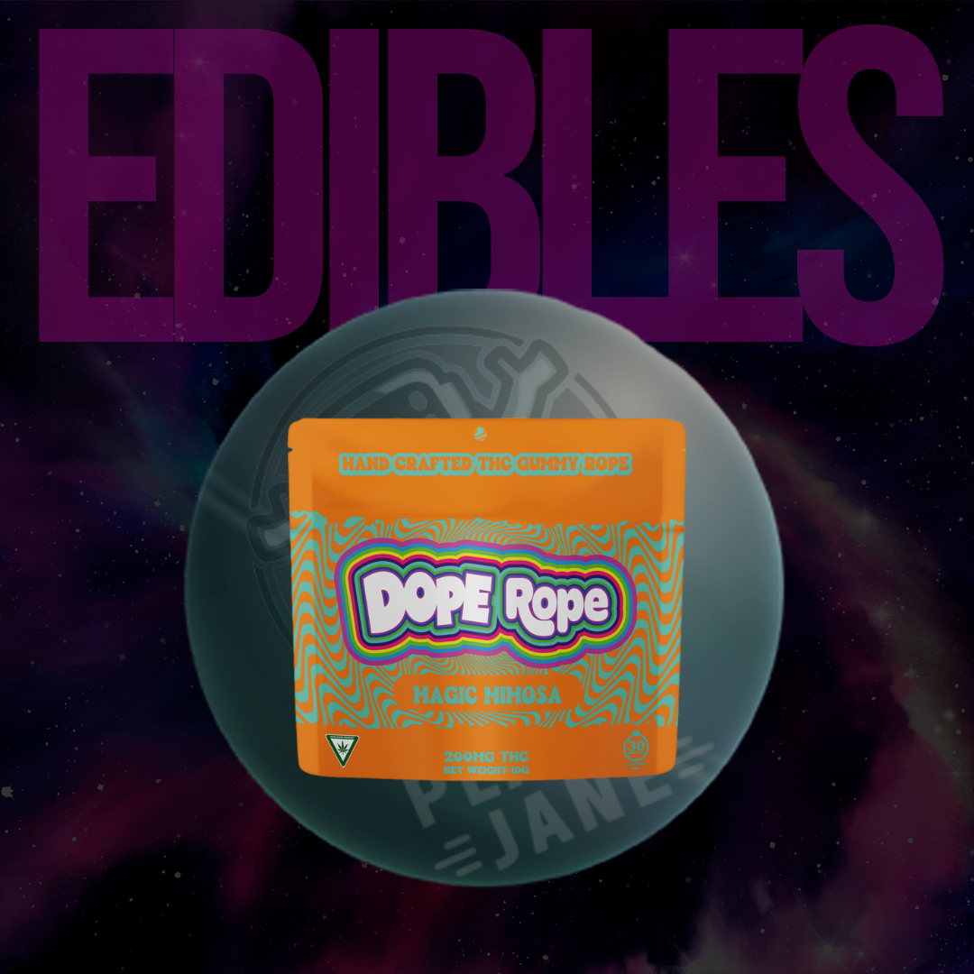 Photograph of product: Dope Rope - 200mg Gummy Rope - Magic Mimosa