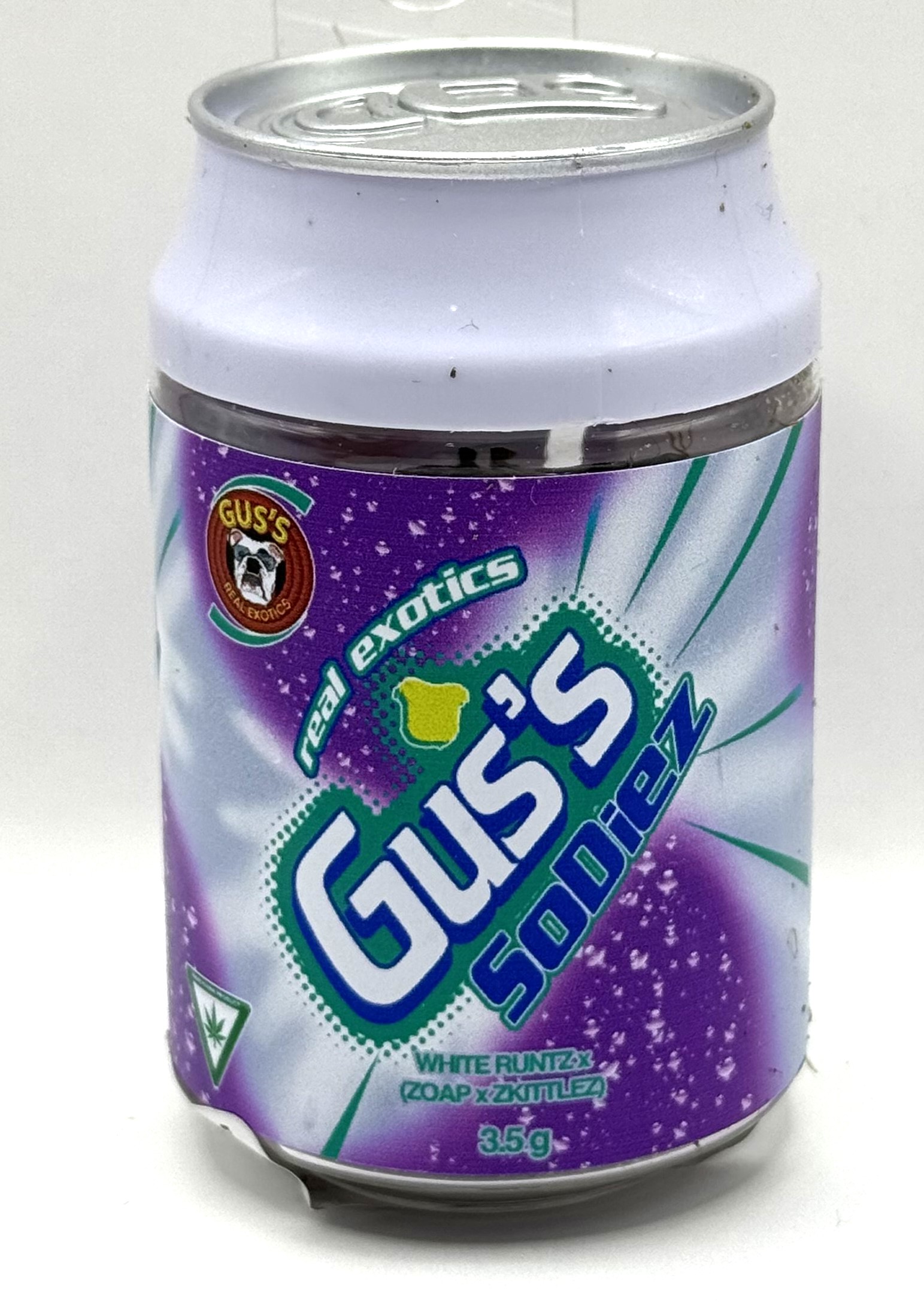 Photograph of product: Gus's Exotics | Purple Sodiez | 3.5g Jar