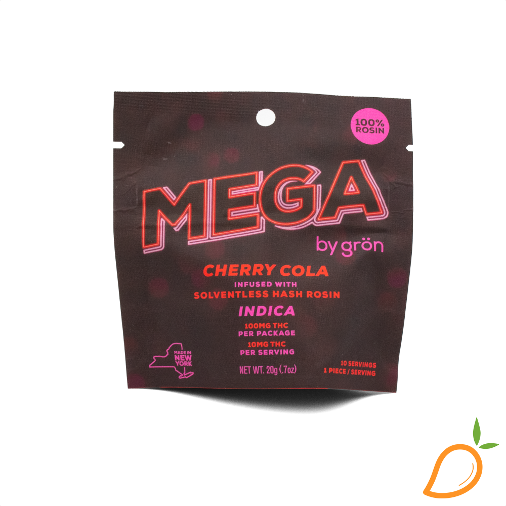 Photograph of product: 100mg Cherry Cola Rosin Mega Pearl Gron