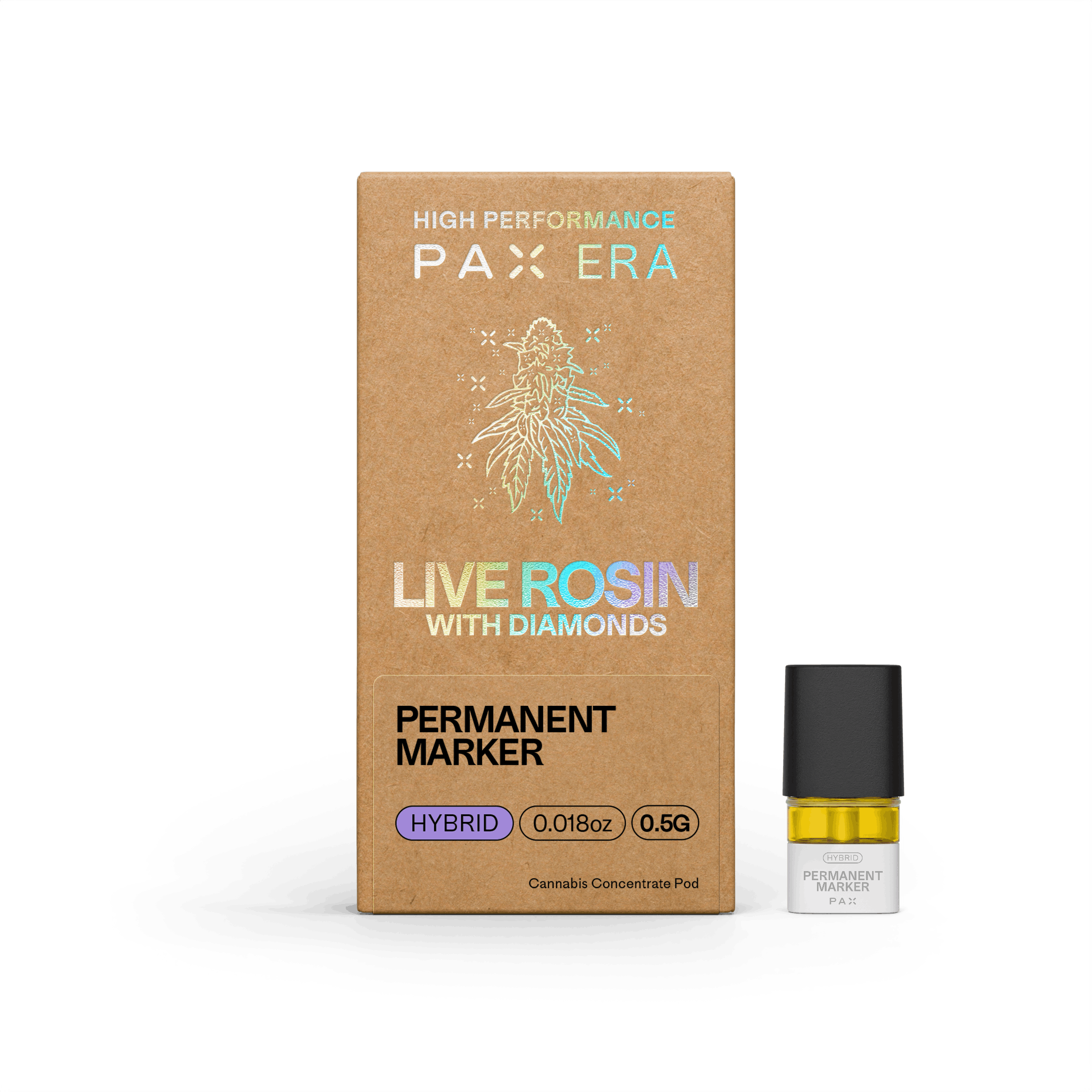 Photograph of product: Permanent Marker | 0.5g | PAX Live Rosin Pod