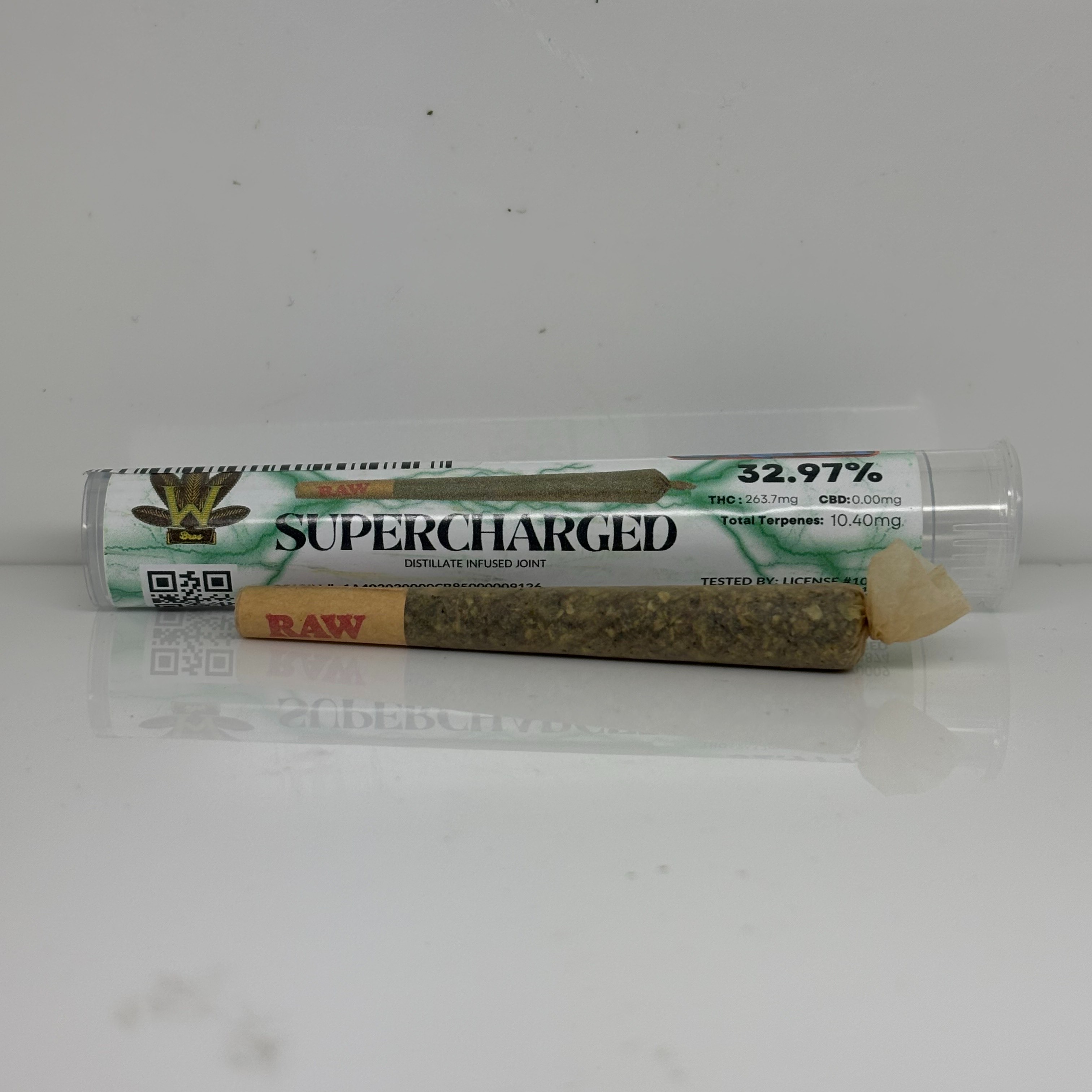 Photograph of product: Blue Dream 0.75g Infused Joint 32.97% TH-oui by GoodSinse